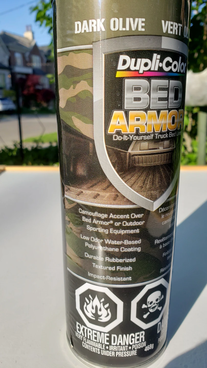 Dupli-Color Paint Bed Armor Spray Coating, OD / Dark Olive Green - photo 3
