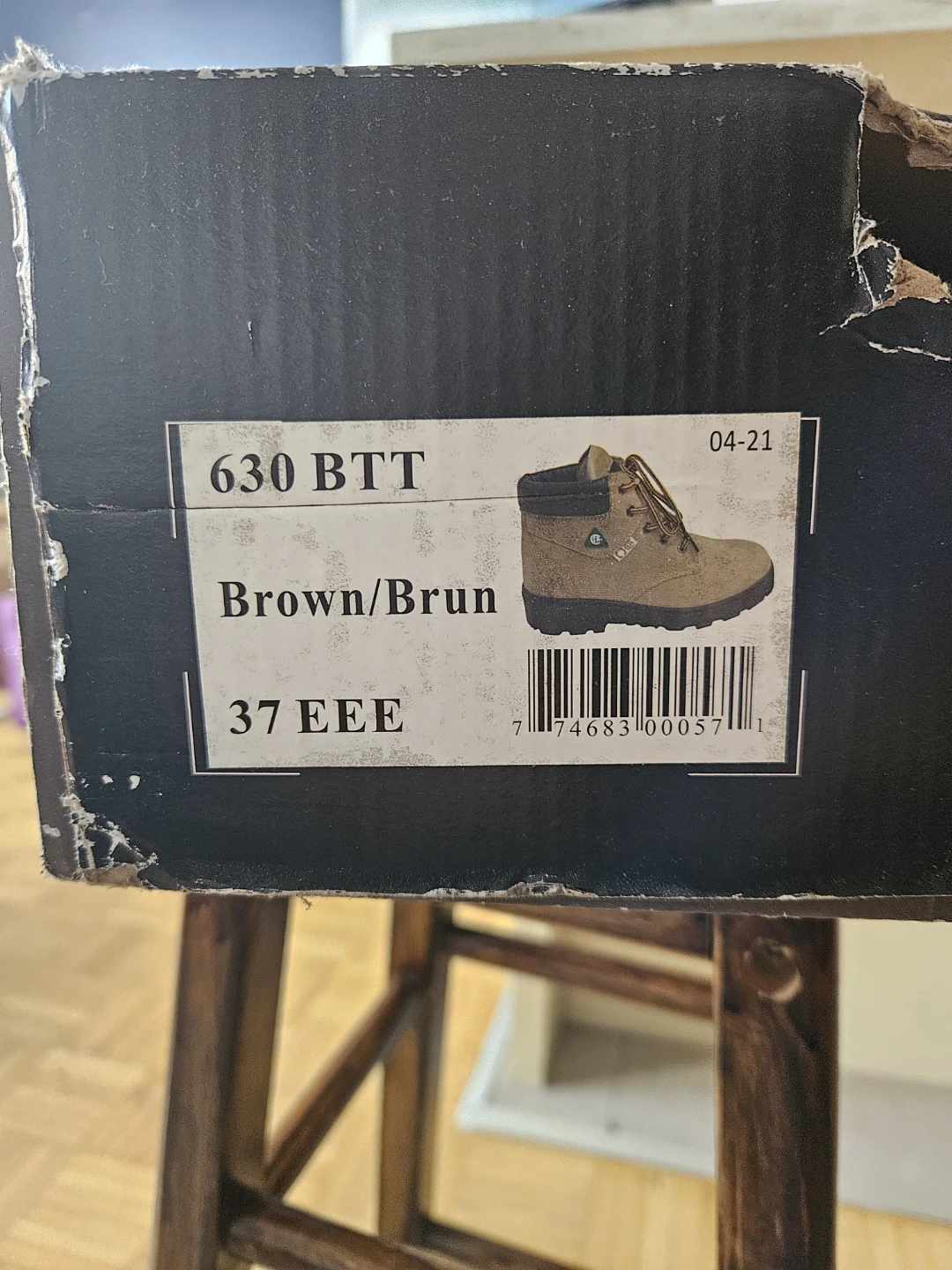 Steel-toe Work Boots - Brown, Size 37 Womens - photo 4