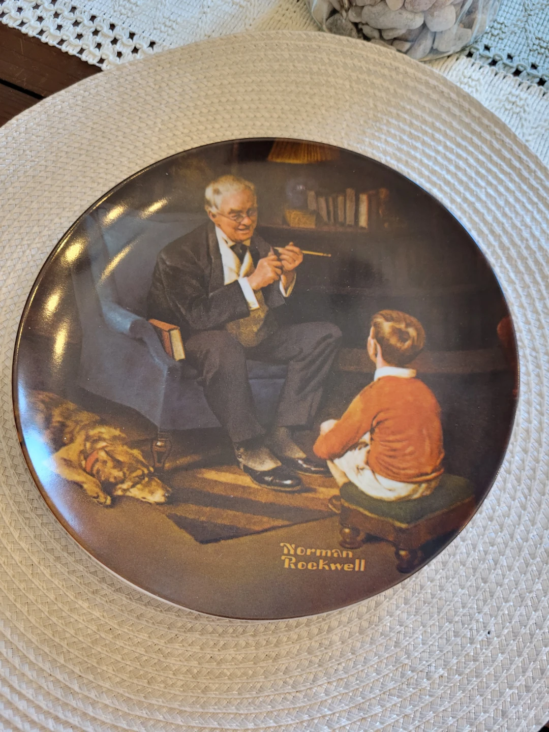 Norman Rockwell Plates – “The Painter” & “The Tycoon” (Set of 2) - photo 3
