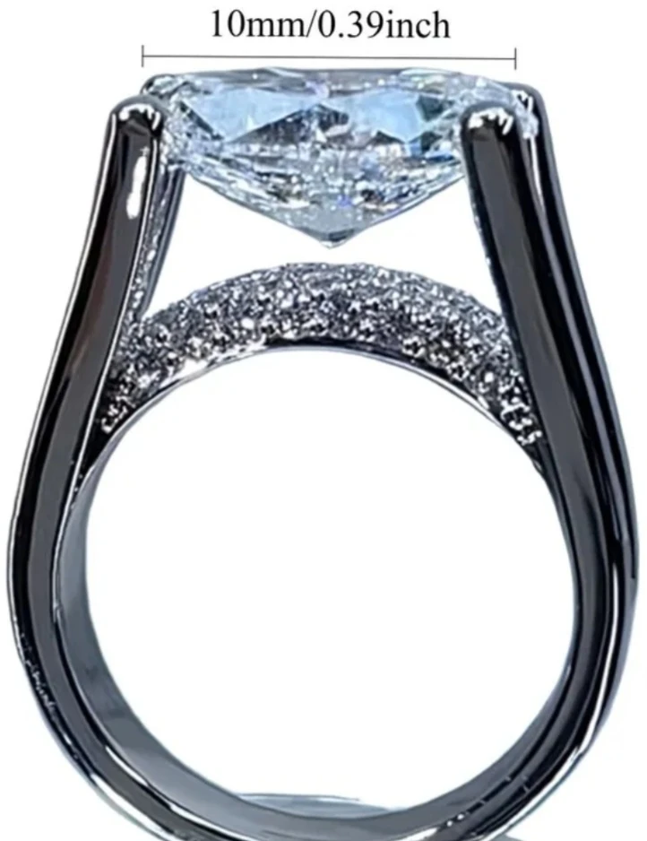 Sparkling Cocktail Rhinestone or Cubic Zirconia Ring - photo 2