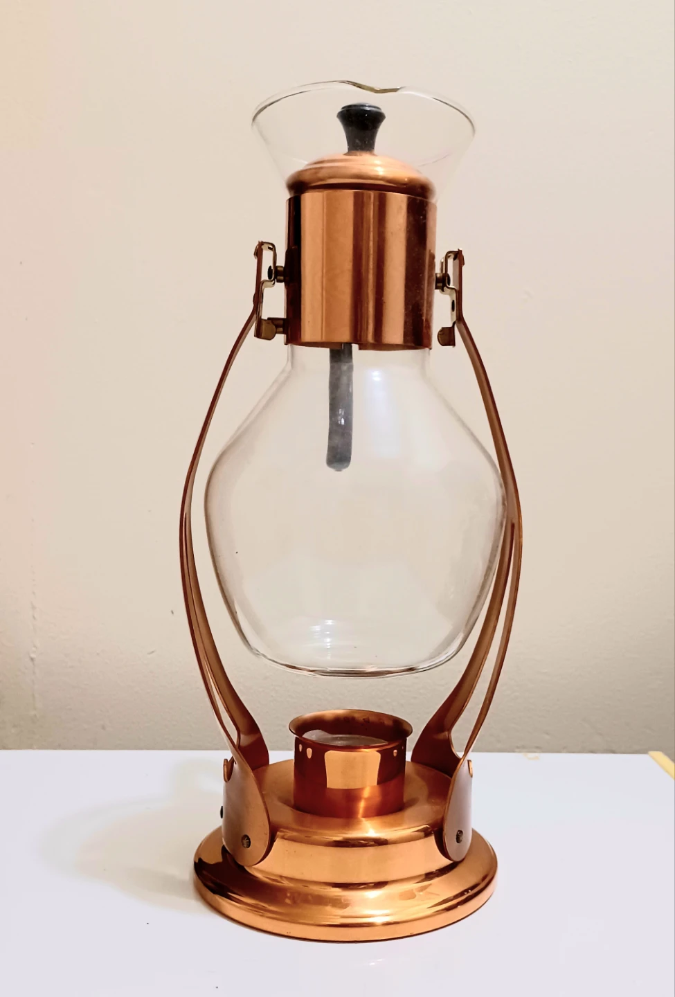Vtg Coppercraft Glass Coffee Tilting Carafe - photo 2