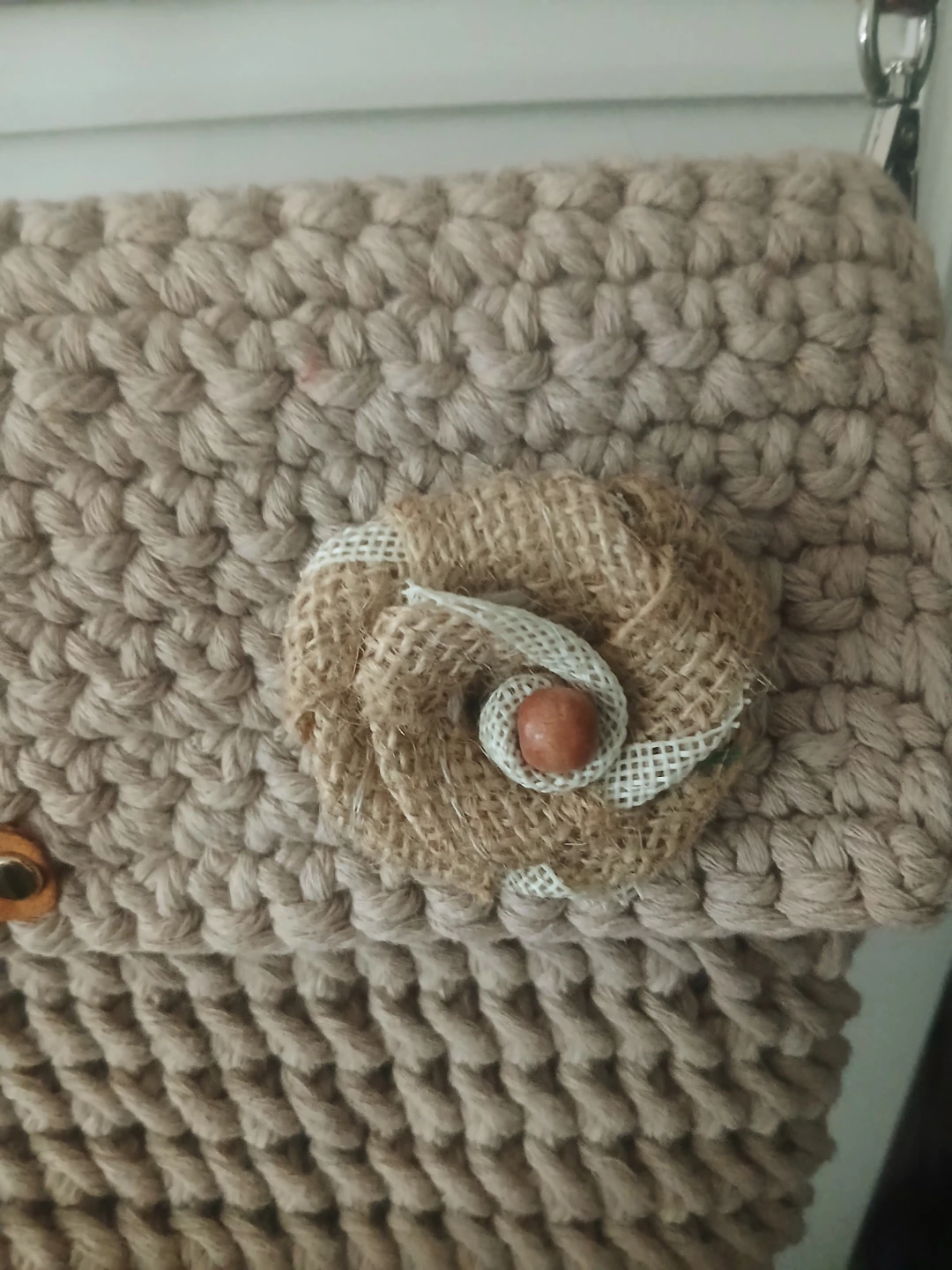 Crochet cross body bag - photo 4