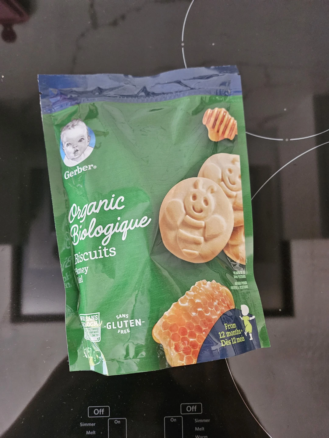 Gerber Organic Biologique Honey Biscuits