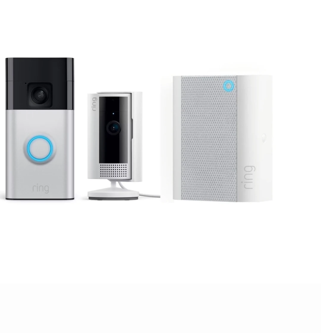 Ring  Battery Doorbell and Indoor Cam + CHIME WiFi " BUNDLE " - photo 2