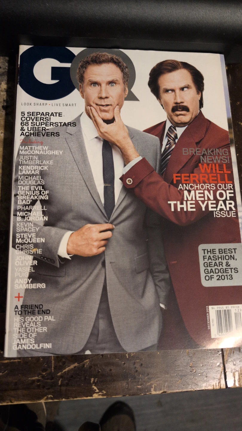 GQ Magazine - Will Ferrell Men of the Year Issue - December 2013