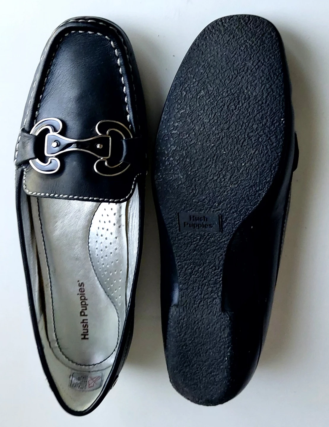 Hush Puppies Black Genuine Leather Loafer - photo 3