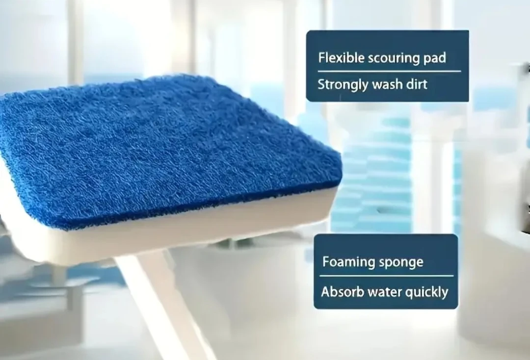 🌱Extendable Cleaning Brush with 5 Sponges - photo 4