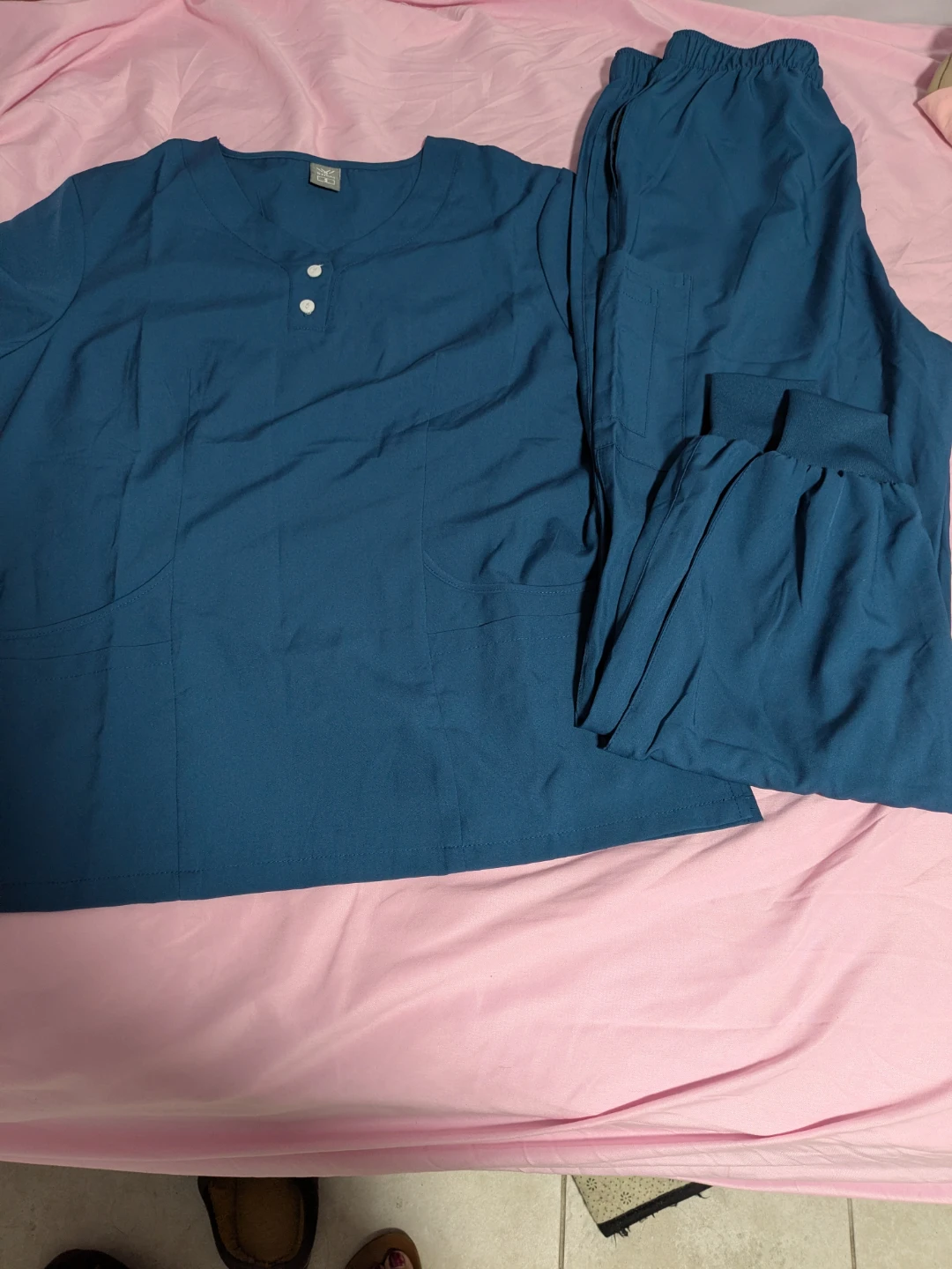 Teal Scrub Set