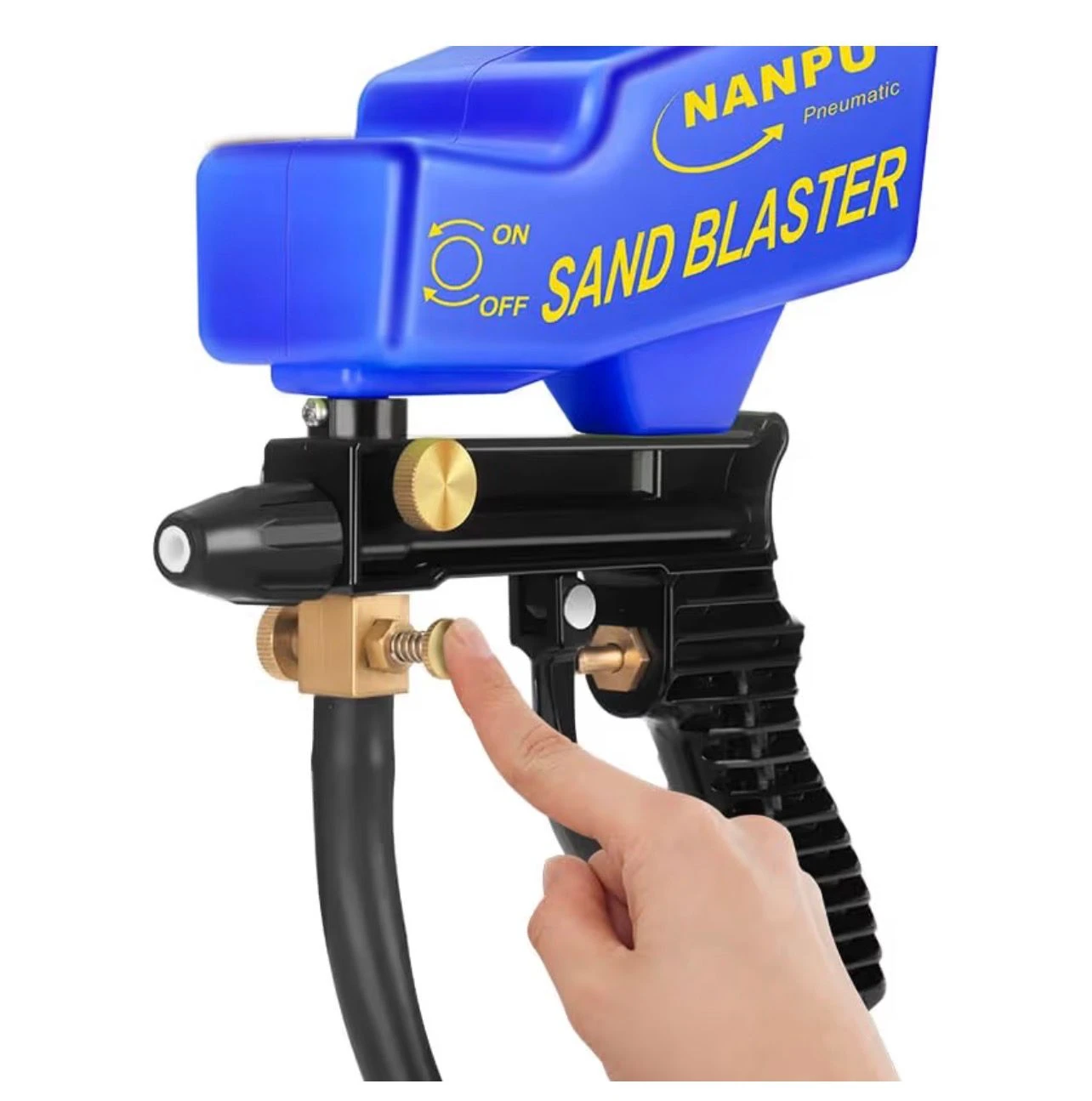 NANPU Pneumatic Sand Blaster Gun Kit with Accessories - photo 2