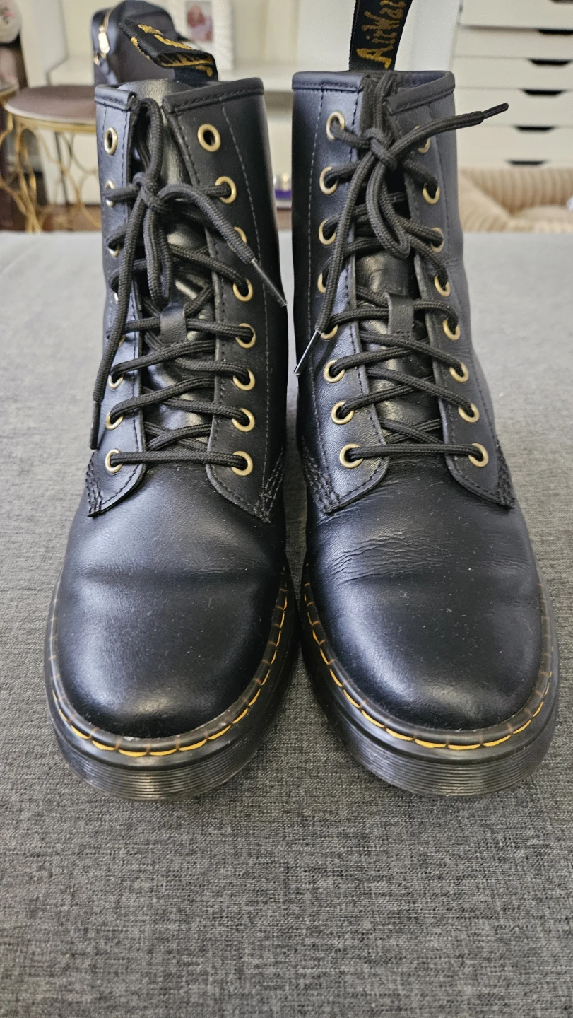 Dr. Martens Zavala Black Leather Boots - photo 2