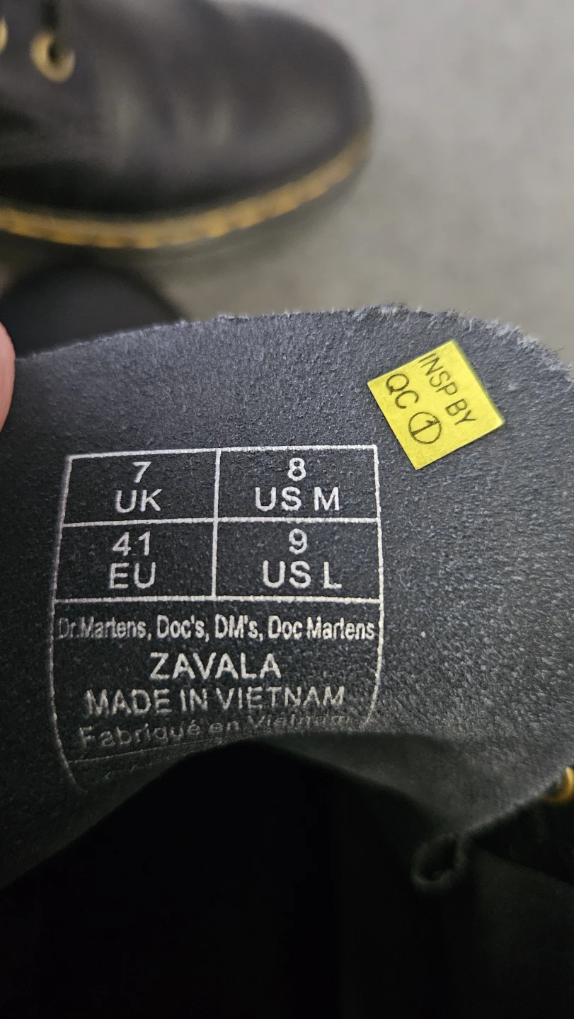 Dr. Martens Zavala Black Leather Boots - photo 4