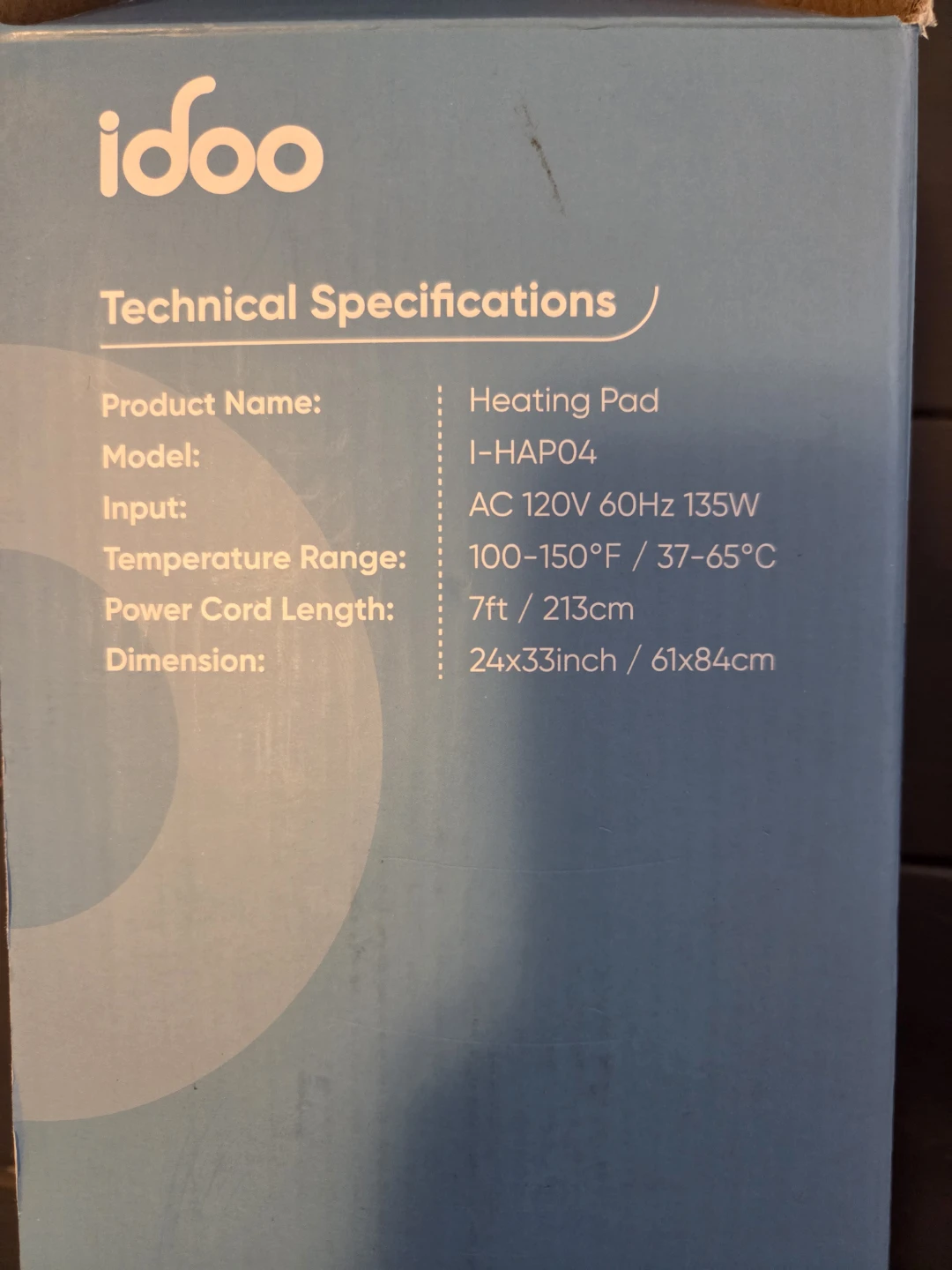 idoo Heating Pad - photo 4