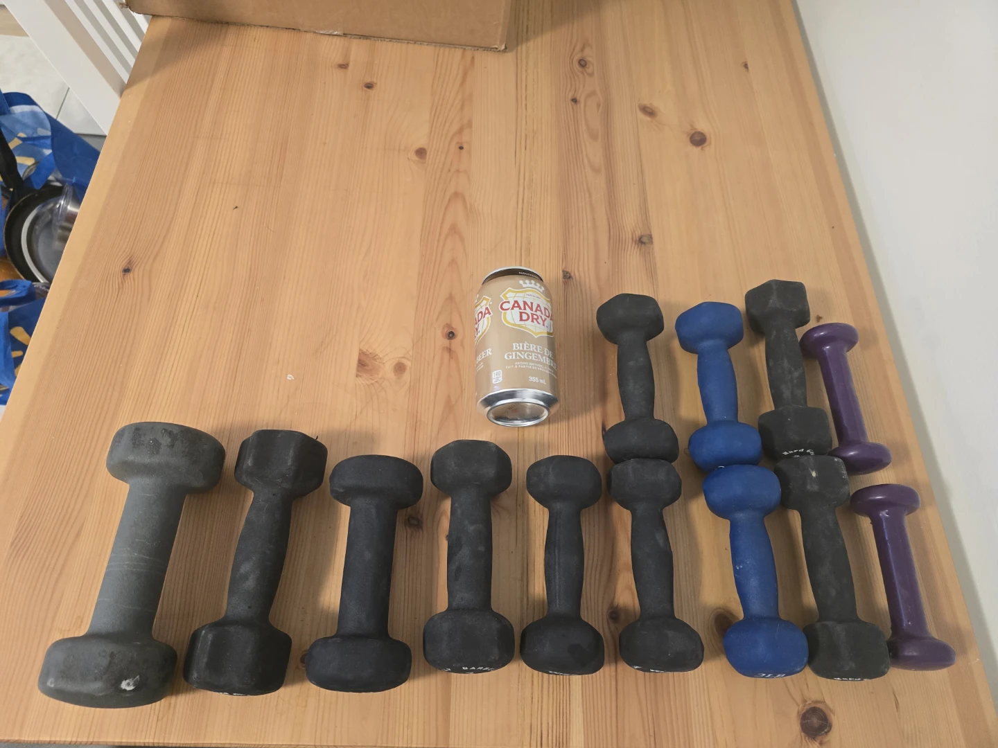 Assorted Dumbbells (3lb to 5lb)