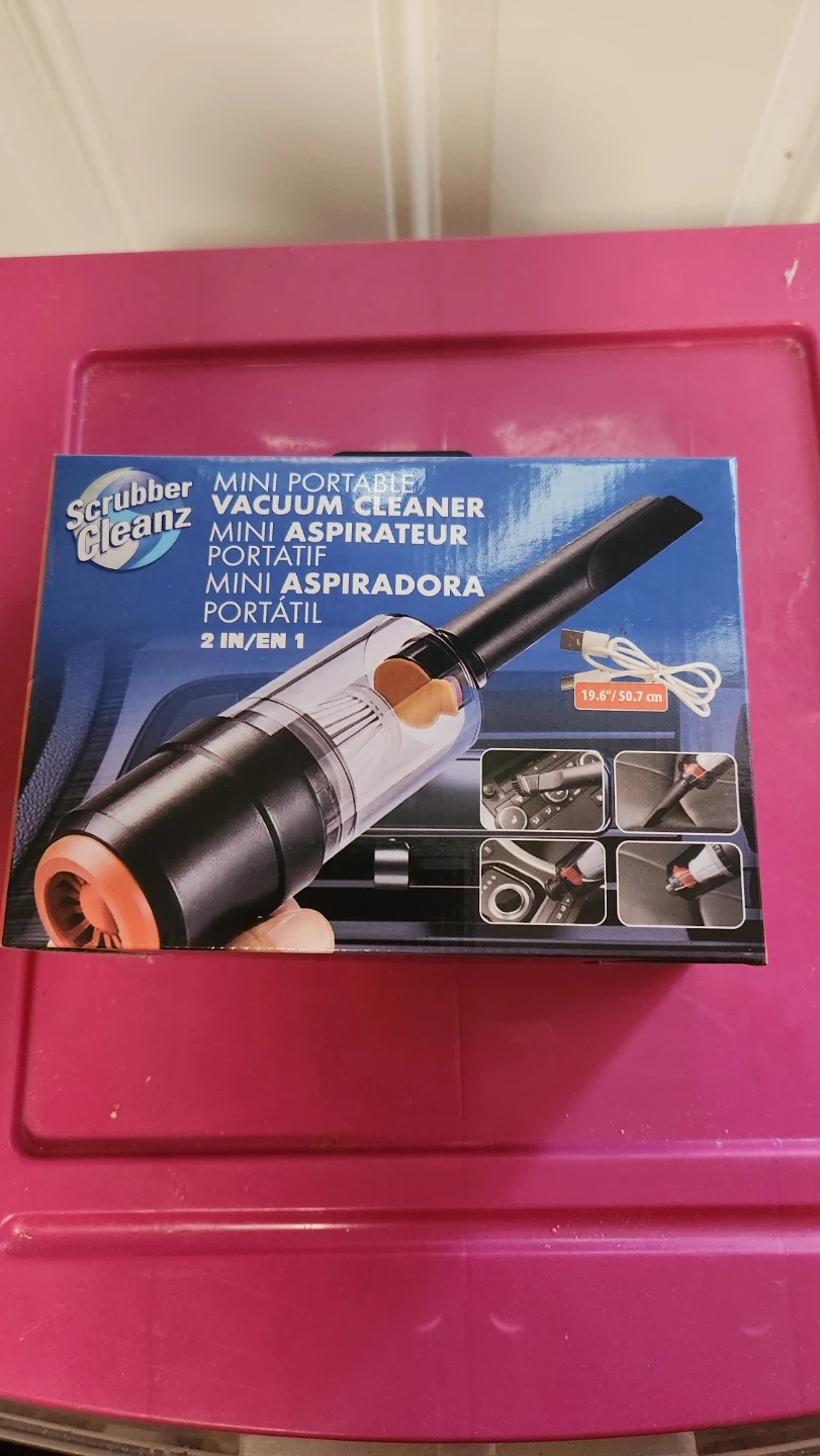 Scrubber Cleanz Mini Portable Vacuum Cleaner