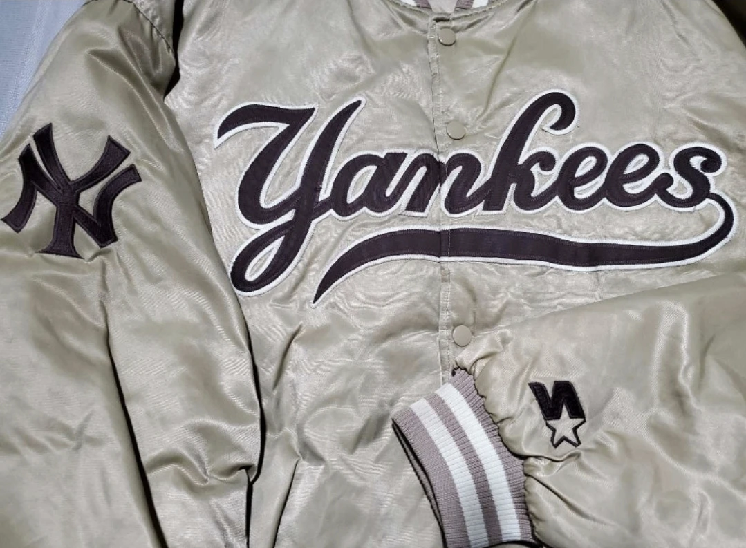 VTG New York Yankees satin starter jacket sz XXL