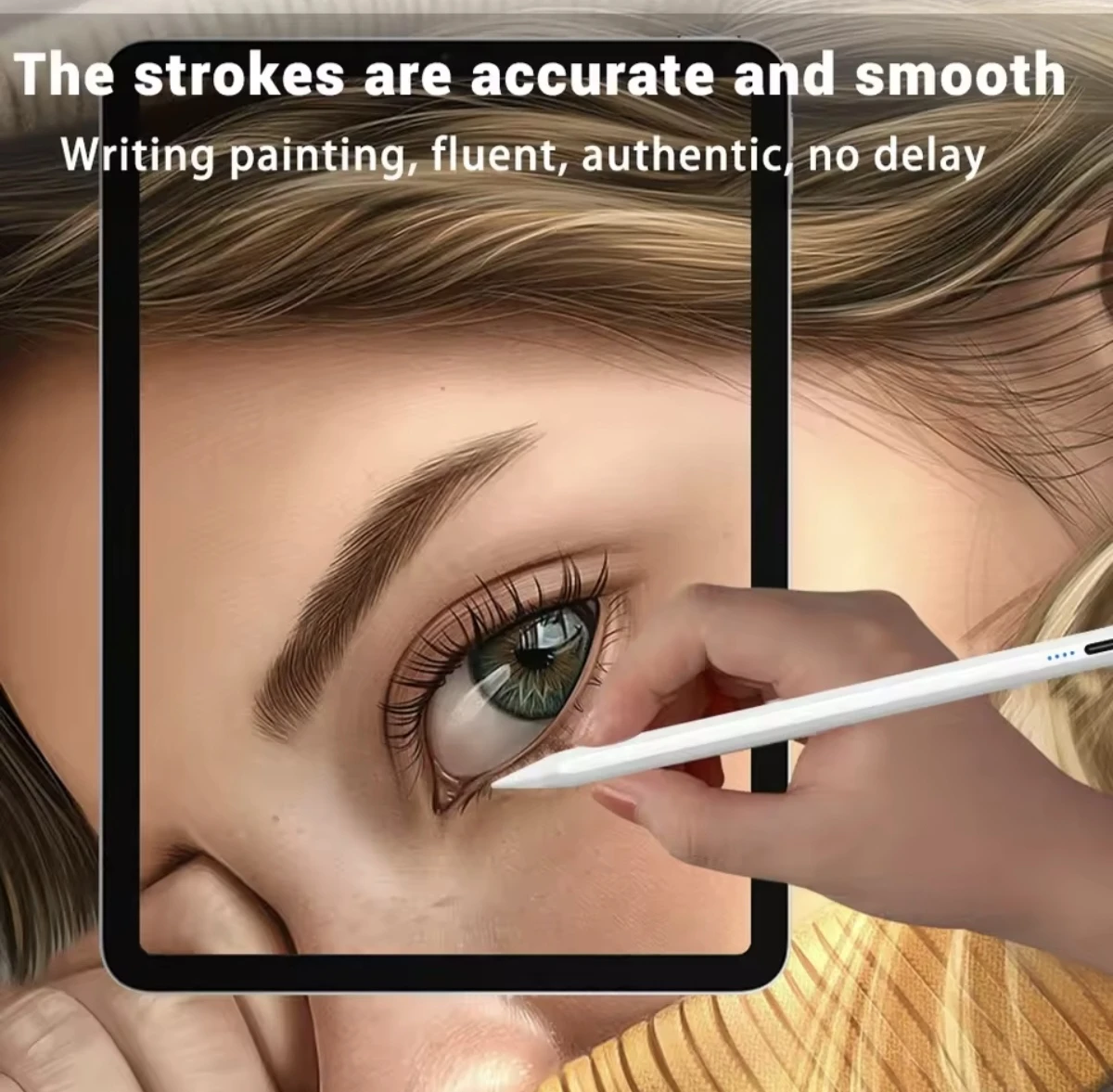 White Stylus Pen with USB-C Cable and Extra Tips - photo 3