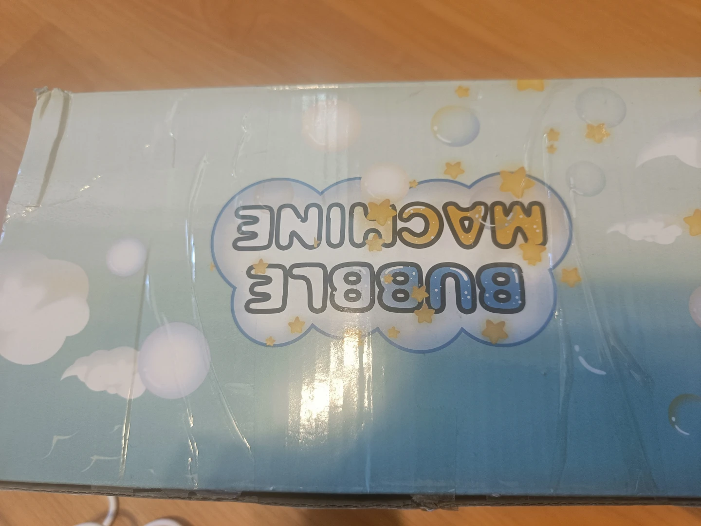 Blue Automatic Bubble Machine with Charger - photo 5