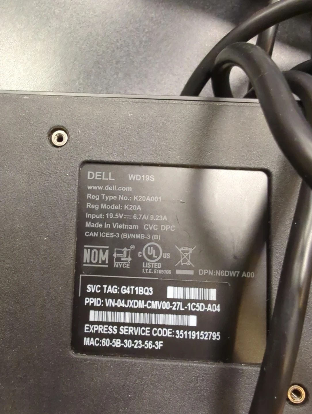 Dell WD19S Docking Station #4 - photo 4