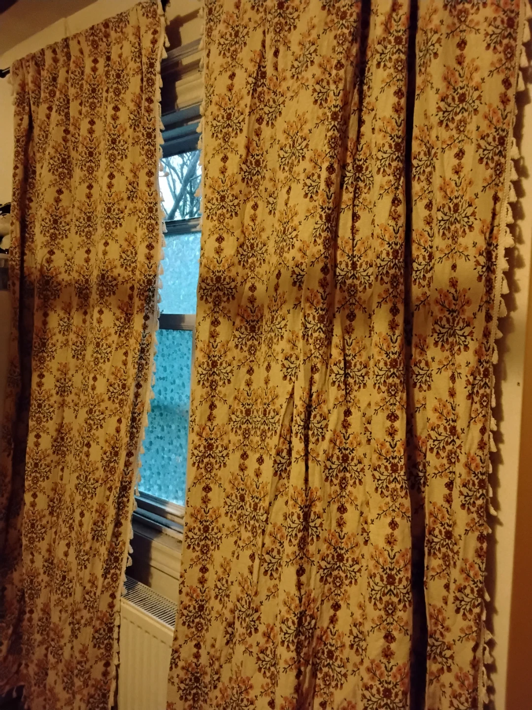 ENJOYBRIDAL Floral Curtains 96 Inch Length - 2 Panels - photo 4