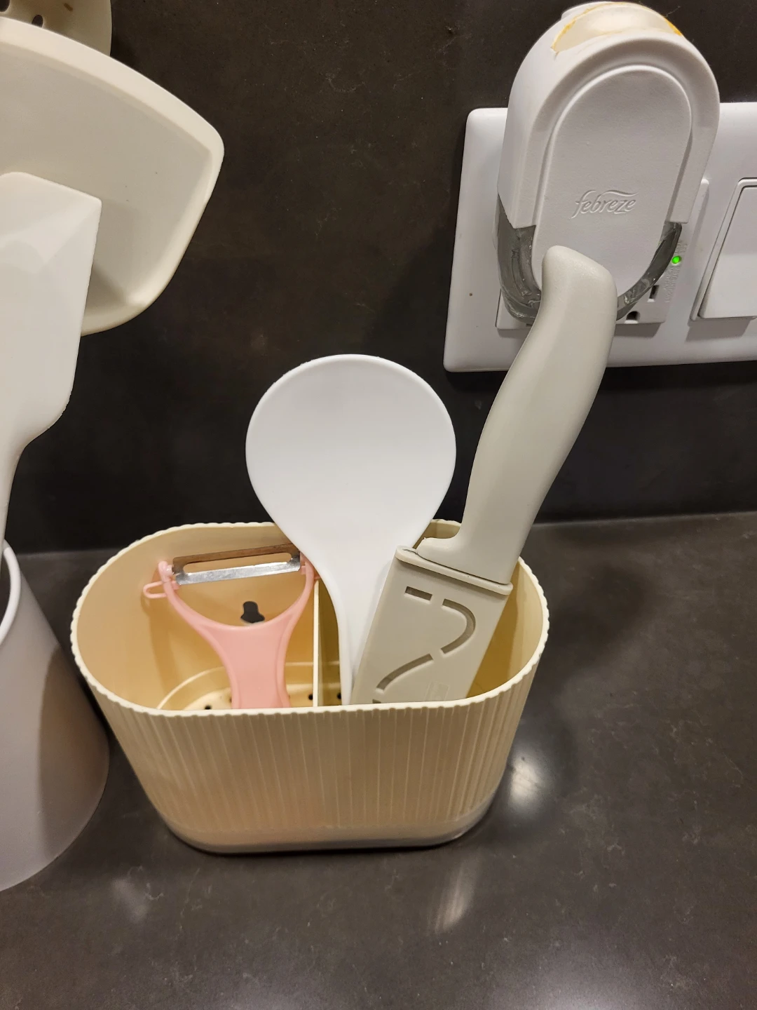 Set of 10 White Silicone and Stainless Steel Kitchen Utensils - photo 4