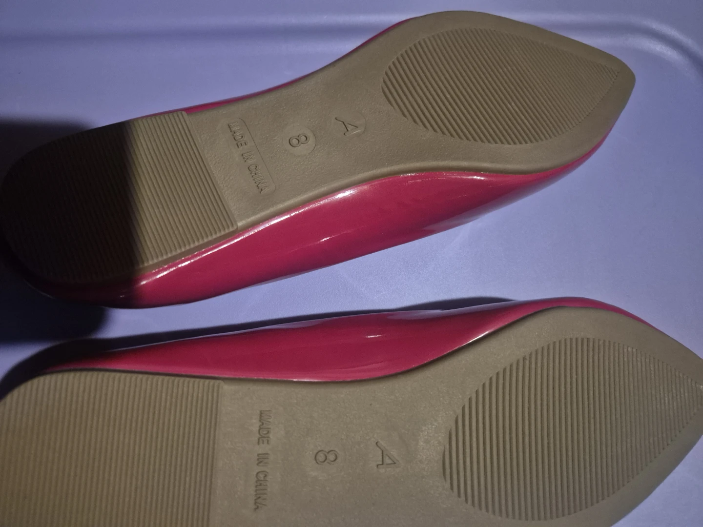Hot Pink Ballet Flats - Size 8 - photo 3