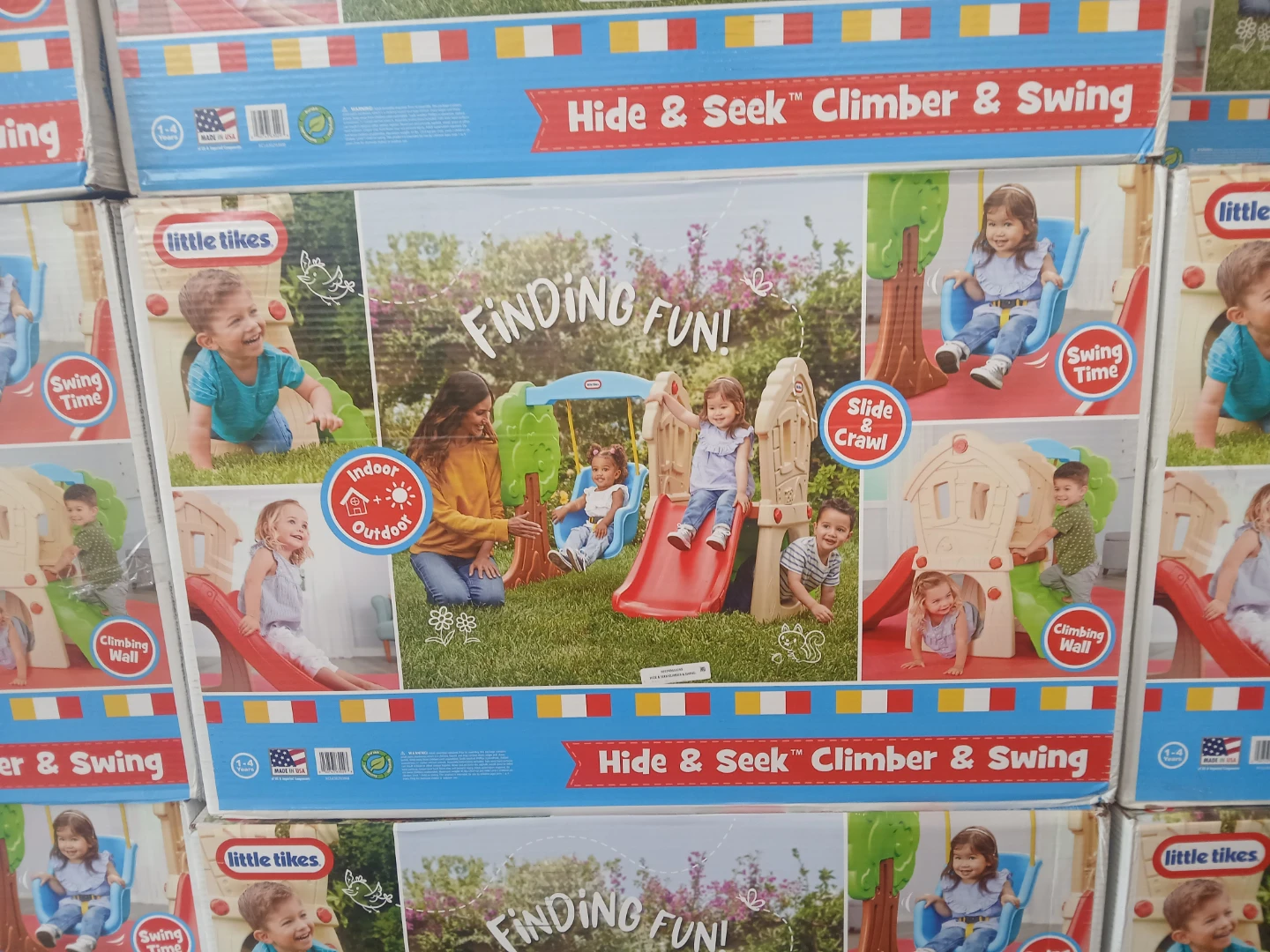 Little Tikes Hide & Seek Climber & Swing