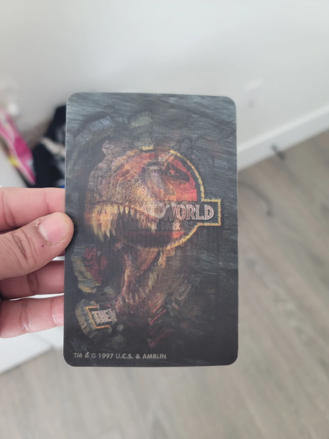 (Jurassic Park) In a free hologram card Limited edition - photo 2