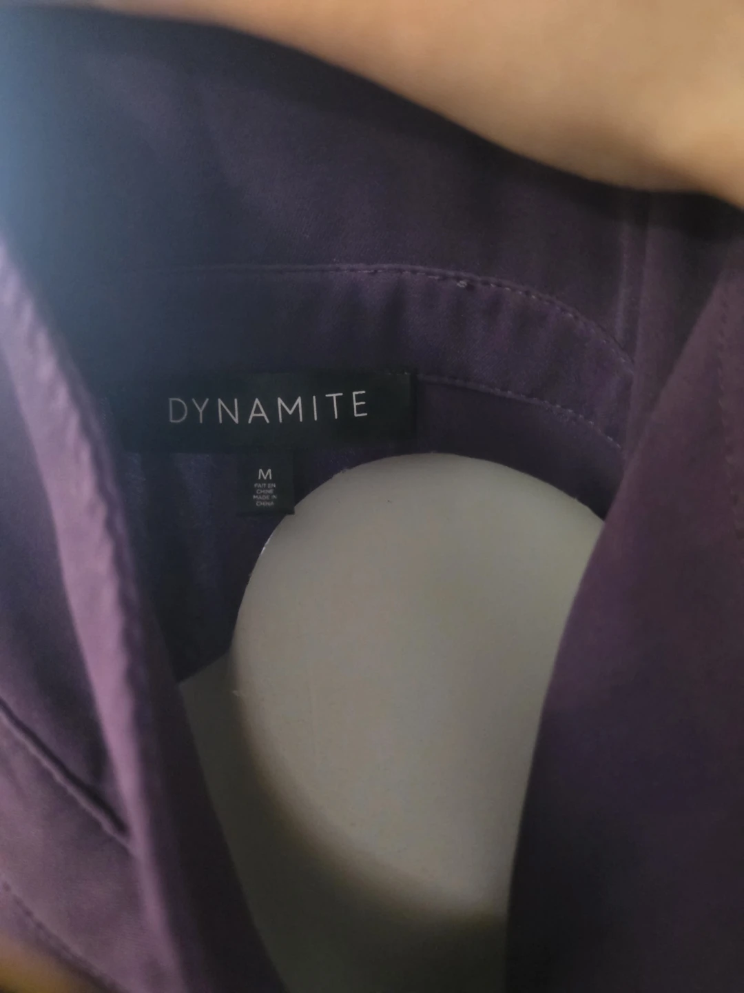 Dynamite Purple Blouse - Size M - photo 2
