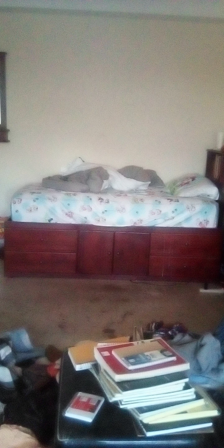 Twin Bed Frame with Storage Drawers