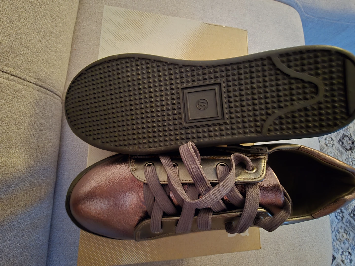 Fashion Sneakers - Bronze/Metallic - photo 3