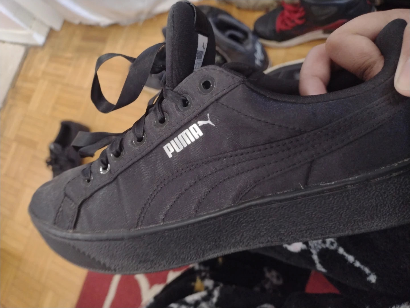Puma Black Lace-Up Sneakers - photo 5