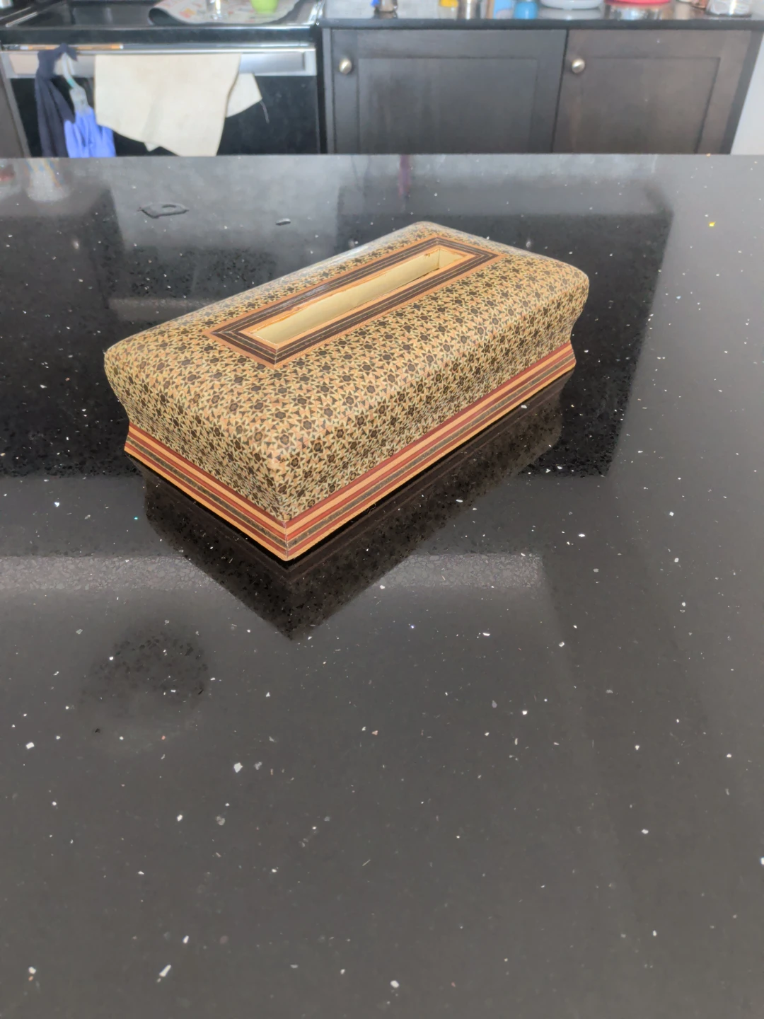 Decorative Wooden Tissue Box Holder - photo 3