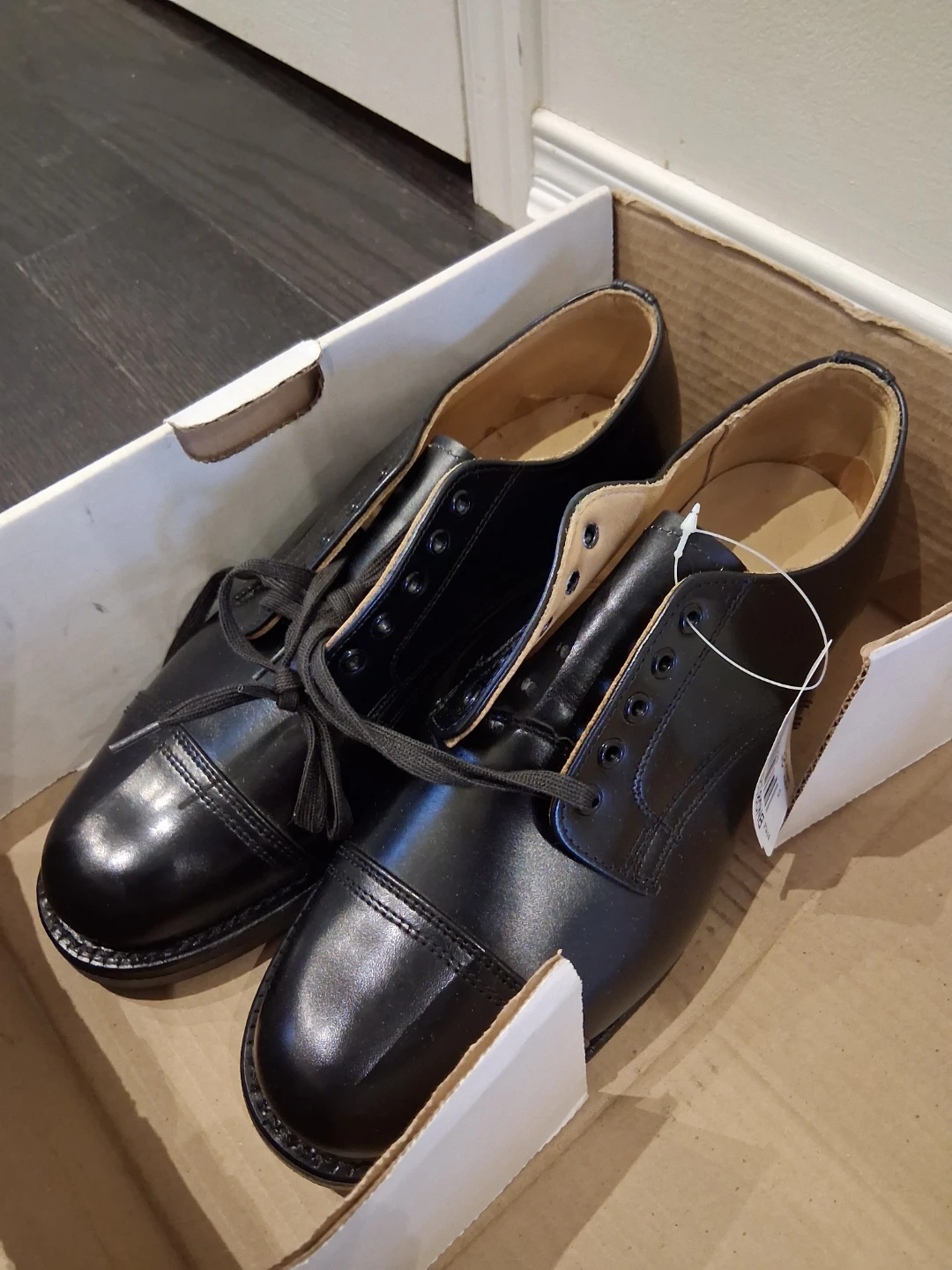 (Vintage 1996 Deadstock) Military Derby Shoes, Made in Canada