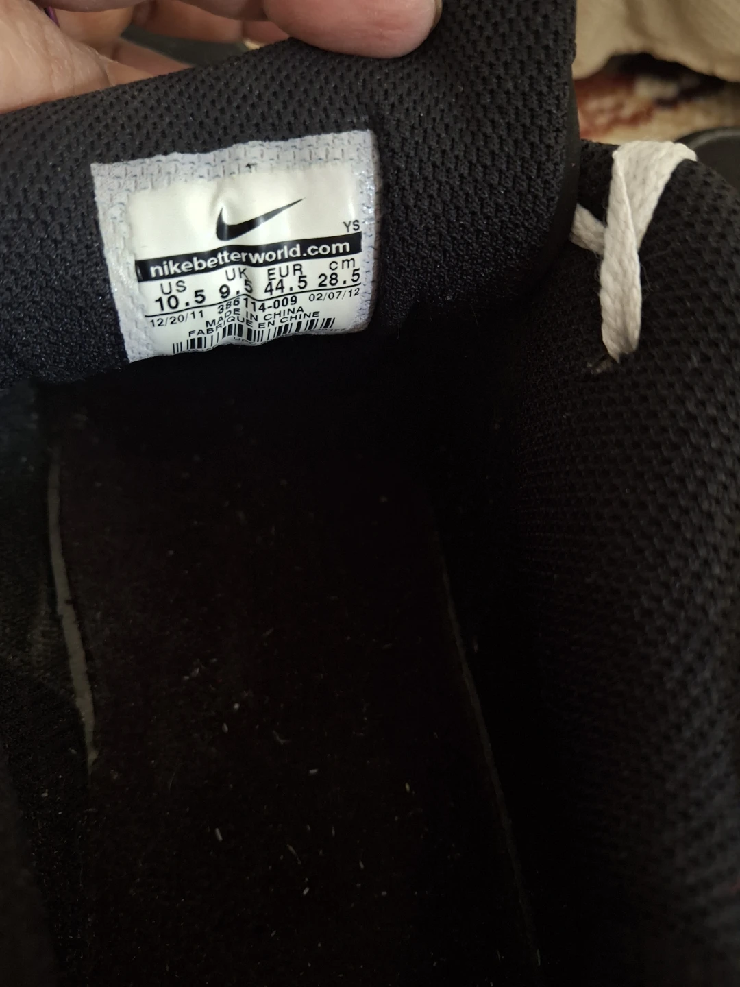 Nike Black Sneakers Men's US Size 10.5 - photo 3