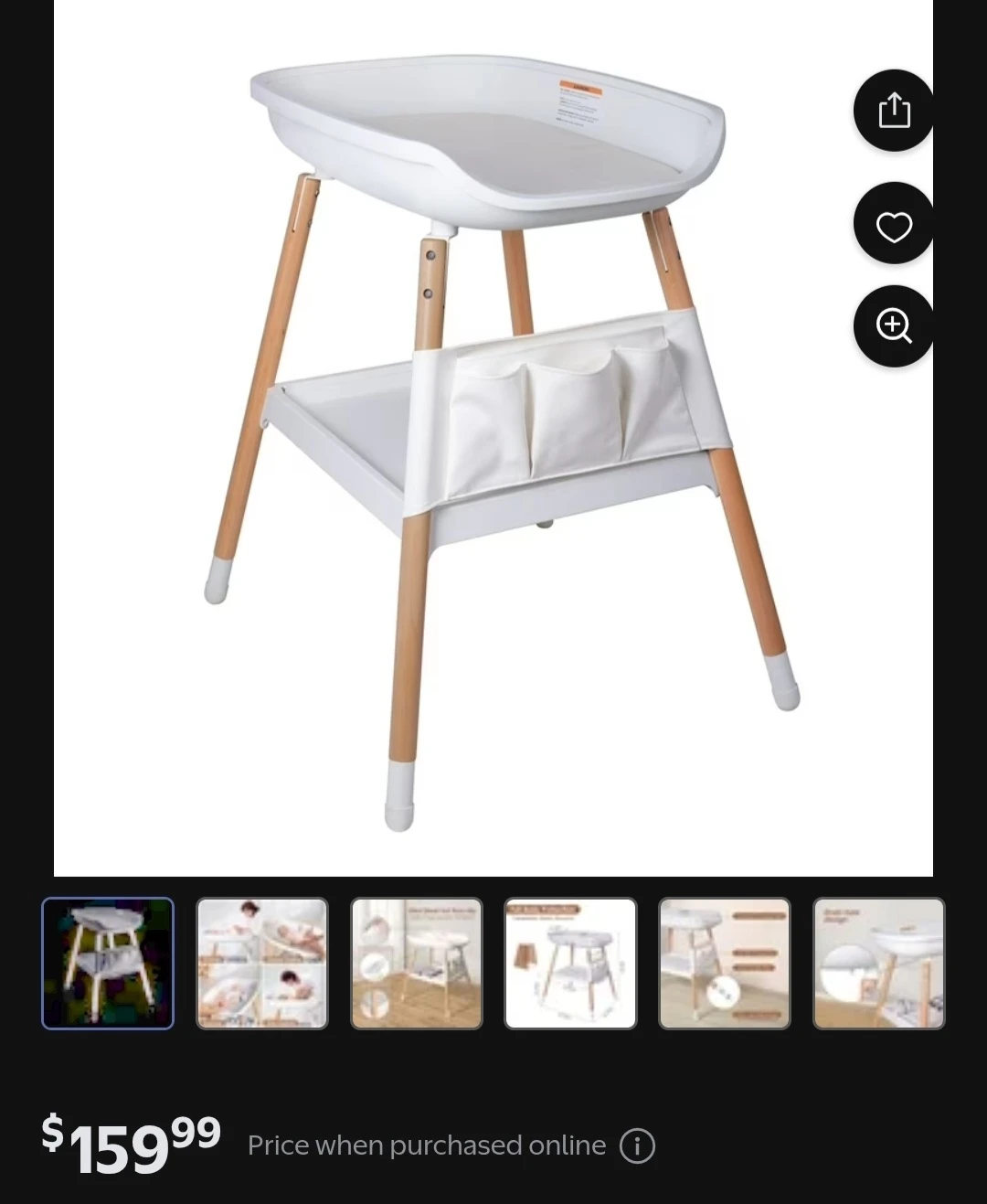 Like-New Beberoad Baby Changing Table & Tub (Moving Sale) - photo 2