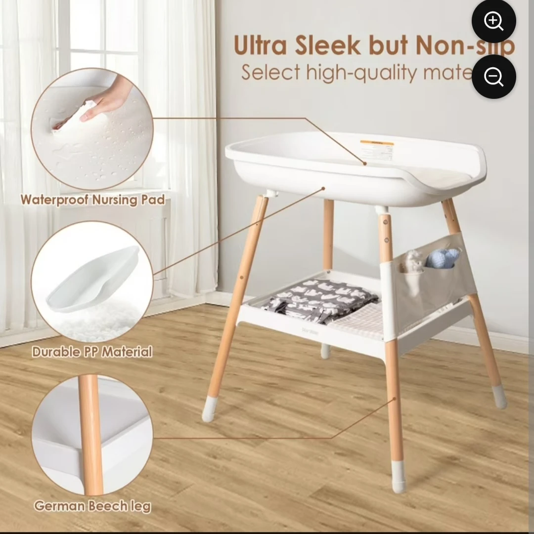 Like-New Beberoad Baby Changing Table & Tub (Moving Sale) - photo 4