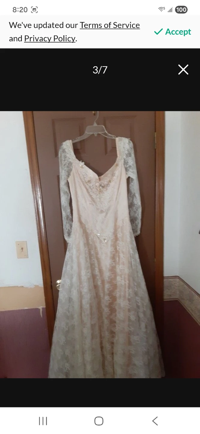 Elegance by Susan G. Women's Size 12 Lace Wedding Dress - photo 2
