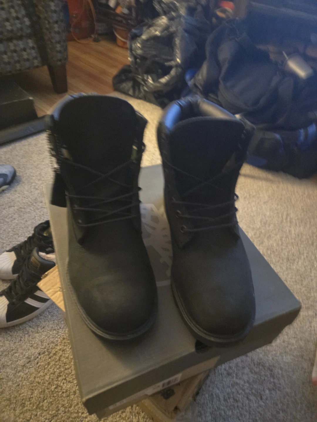 Timberland Black Suede Boots - photo 2