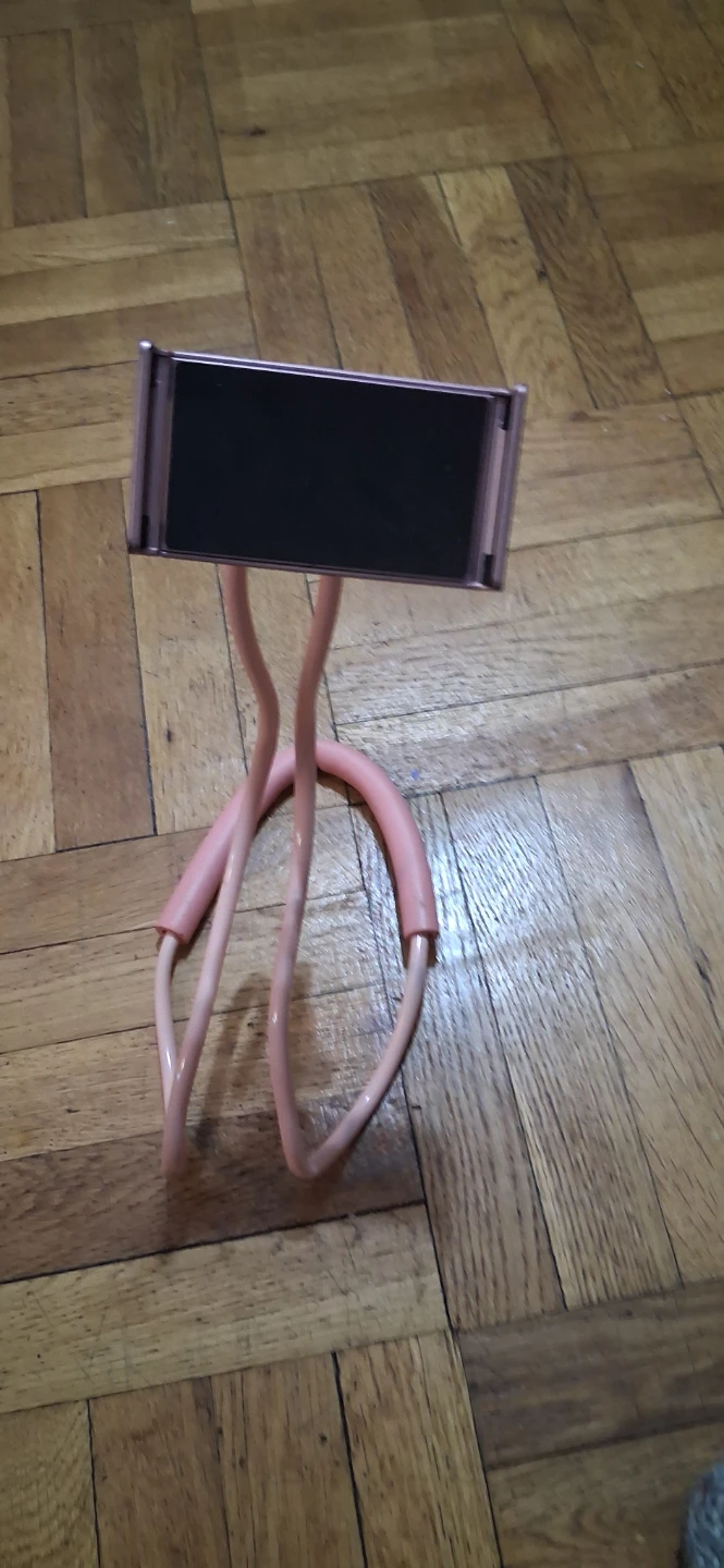 Pink Lazy Neck Phone Holder
