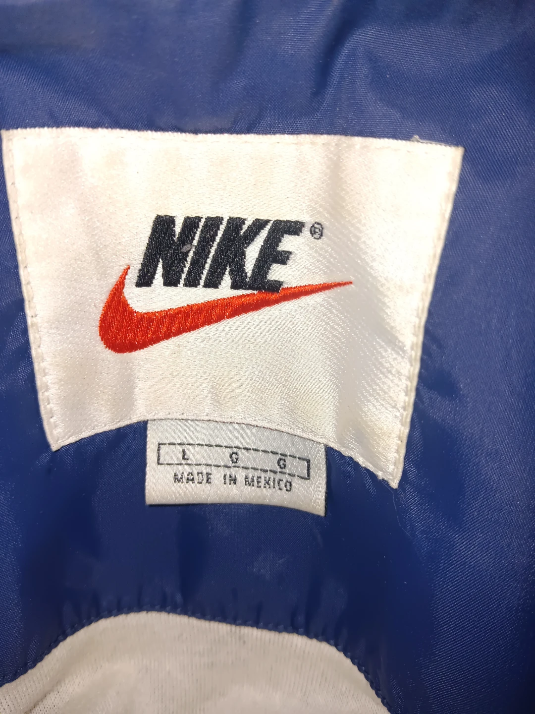 Nike Windbreaker Jacket Blue Red White Size L - photo 2