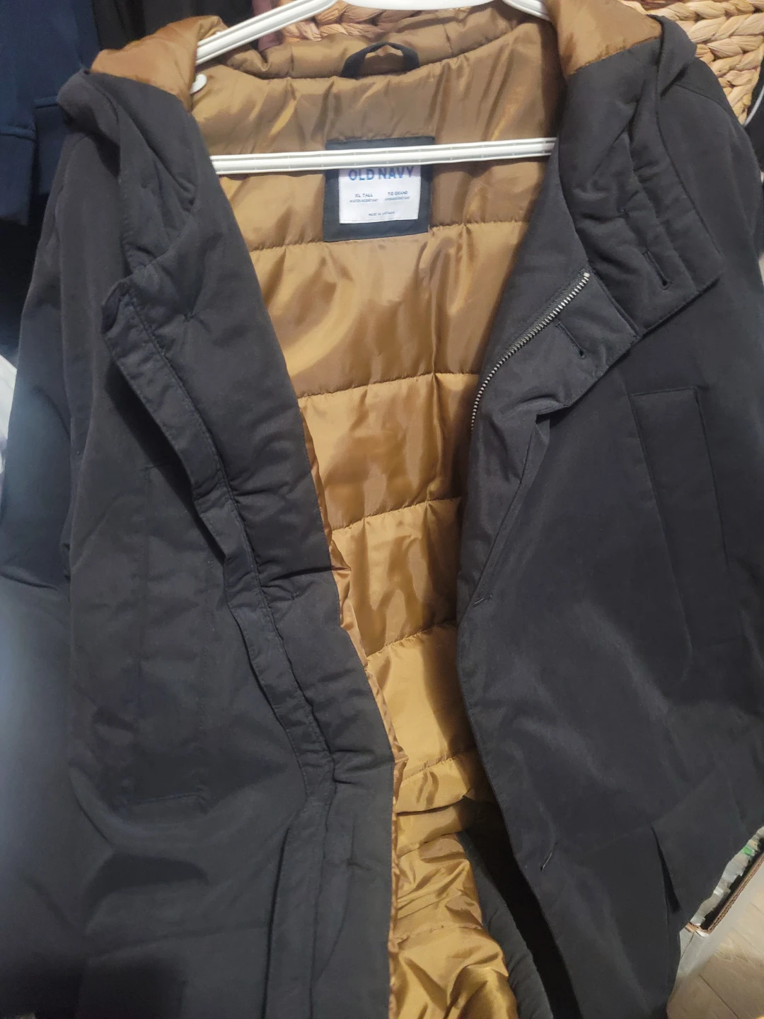 Old Navy Black Puffer Jacket XL Tall