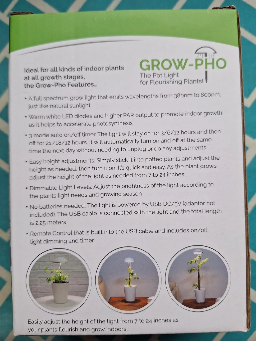 GROW-PHO The Pot Light for Indoor Plants - photo 2