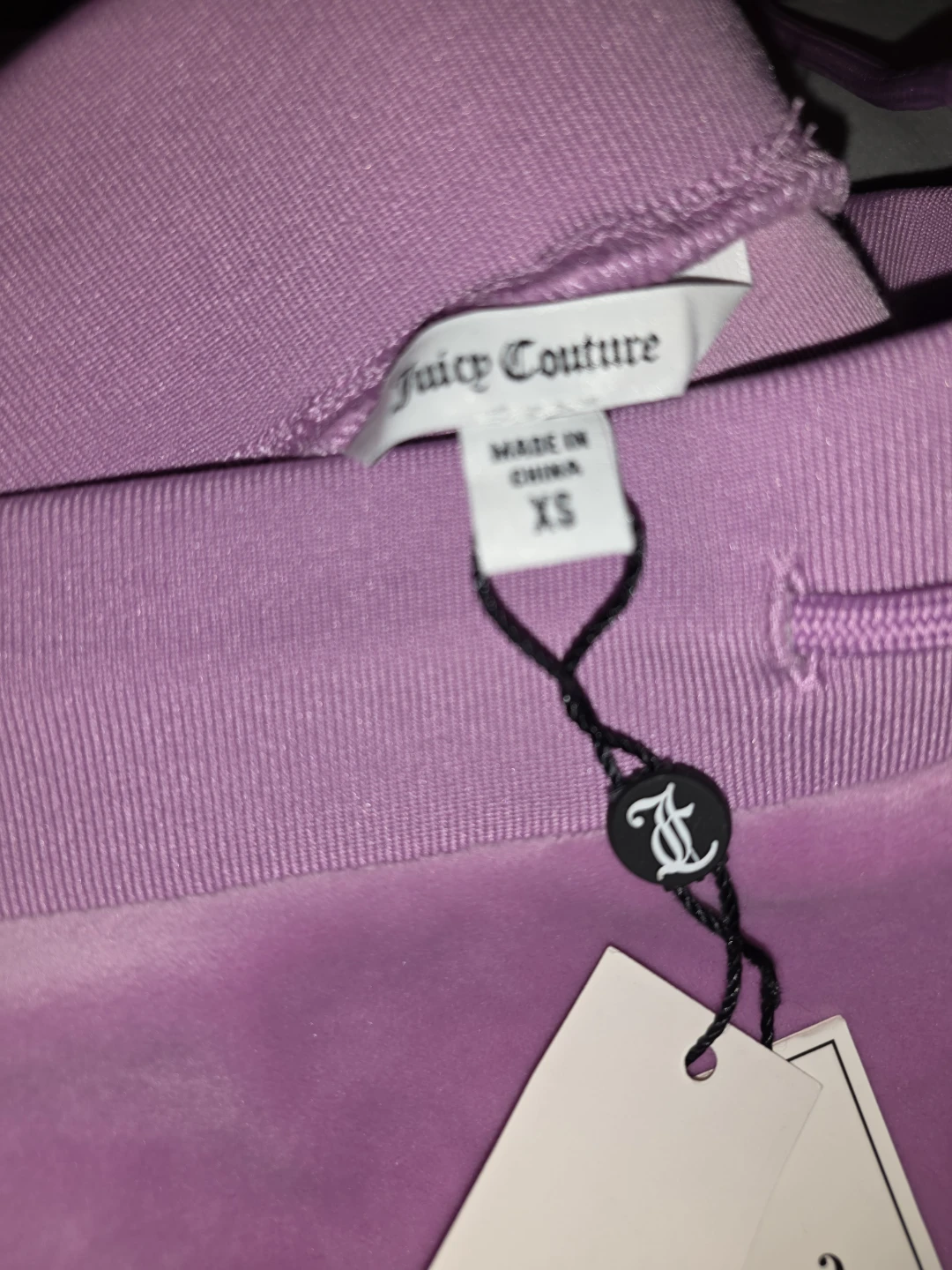 Juicy Couture Velour Track Pants & Tank Top Set - XS - Lilac