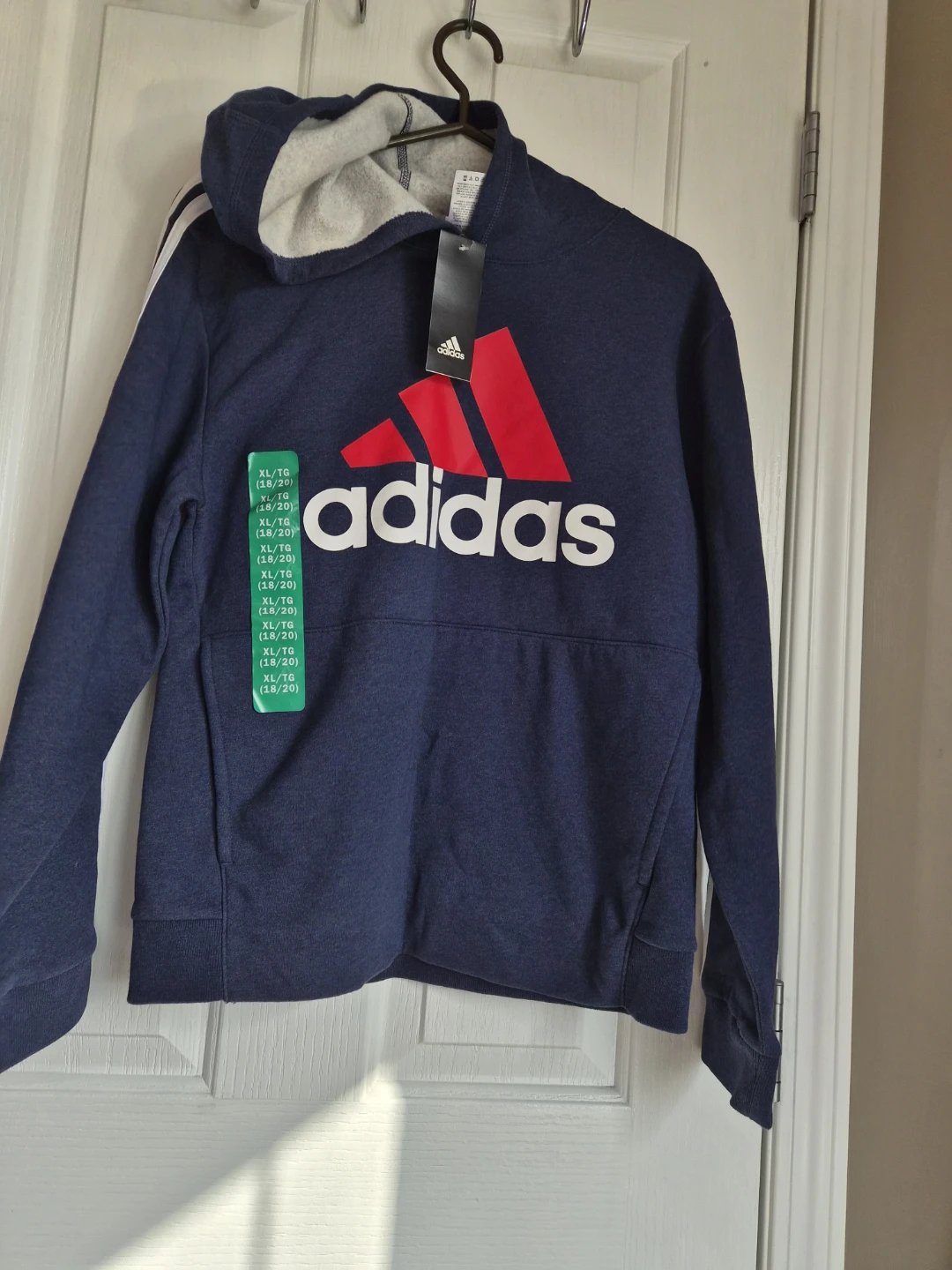 Adidas Boys Hoodie XL/TG (18/20) Navy Blue - photo 2