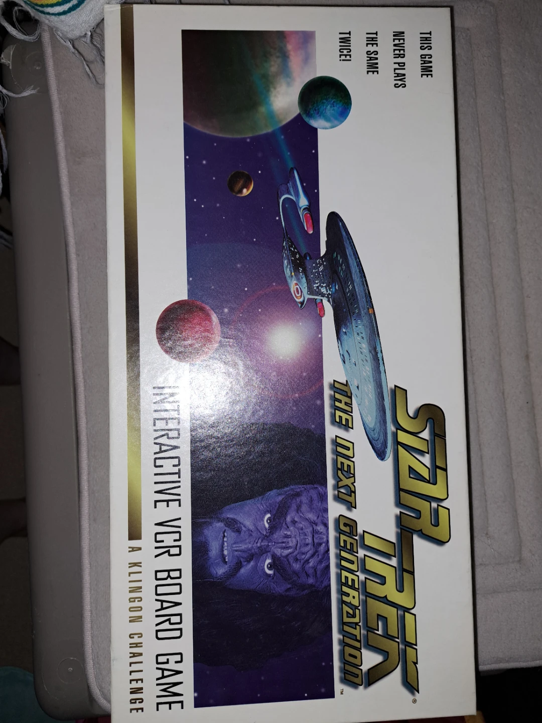 Star Trek The Next Generation Interactive VCR Board Game