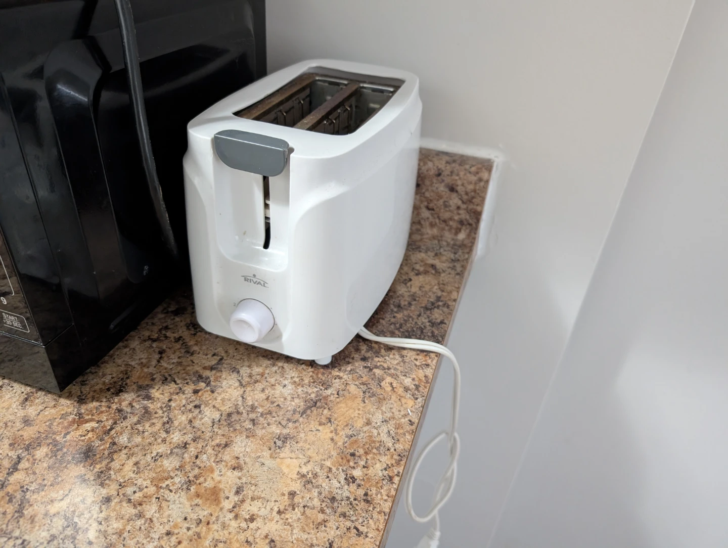 Rival 2-Slice White Toaster
