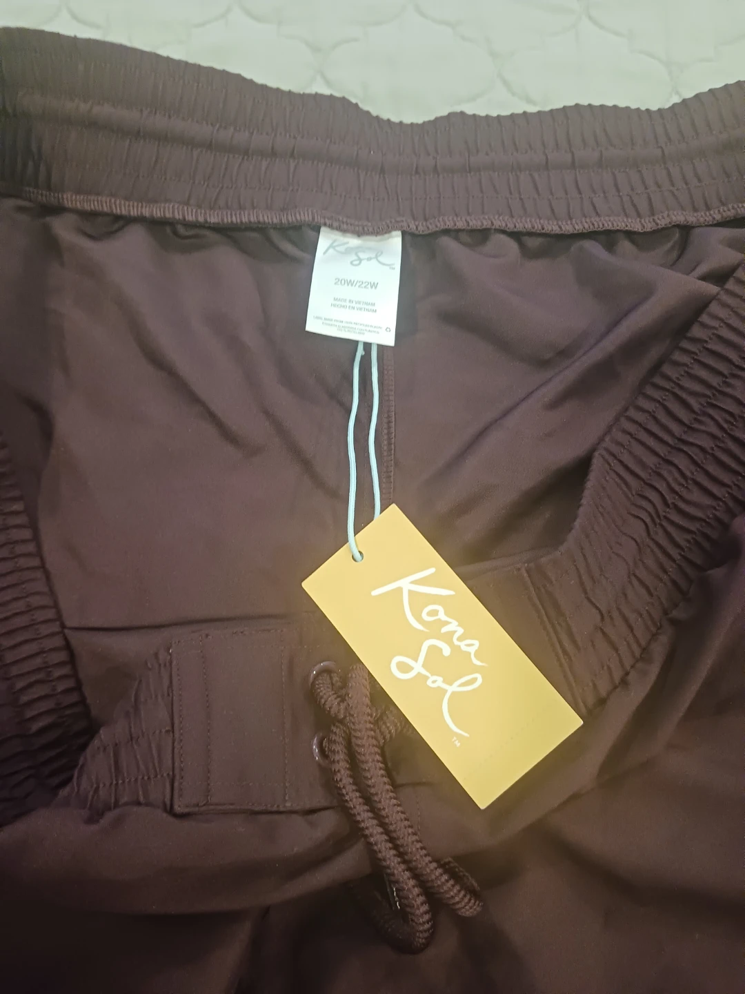Kona Sol Women's Burgundy Pull-On Shorts Size 20W/22W - photo 2