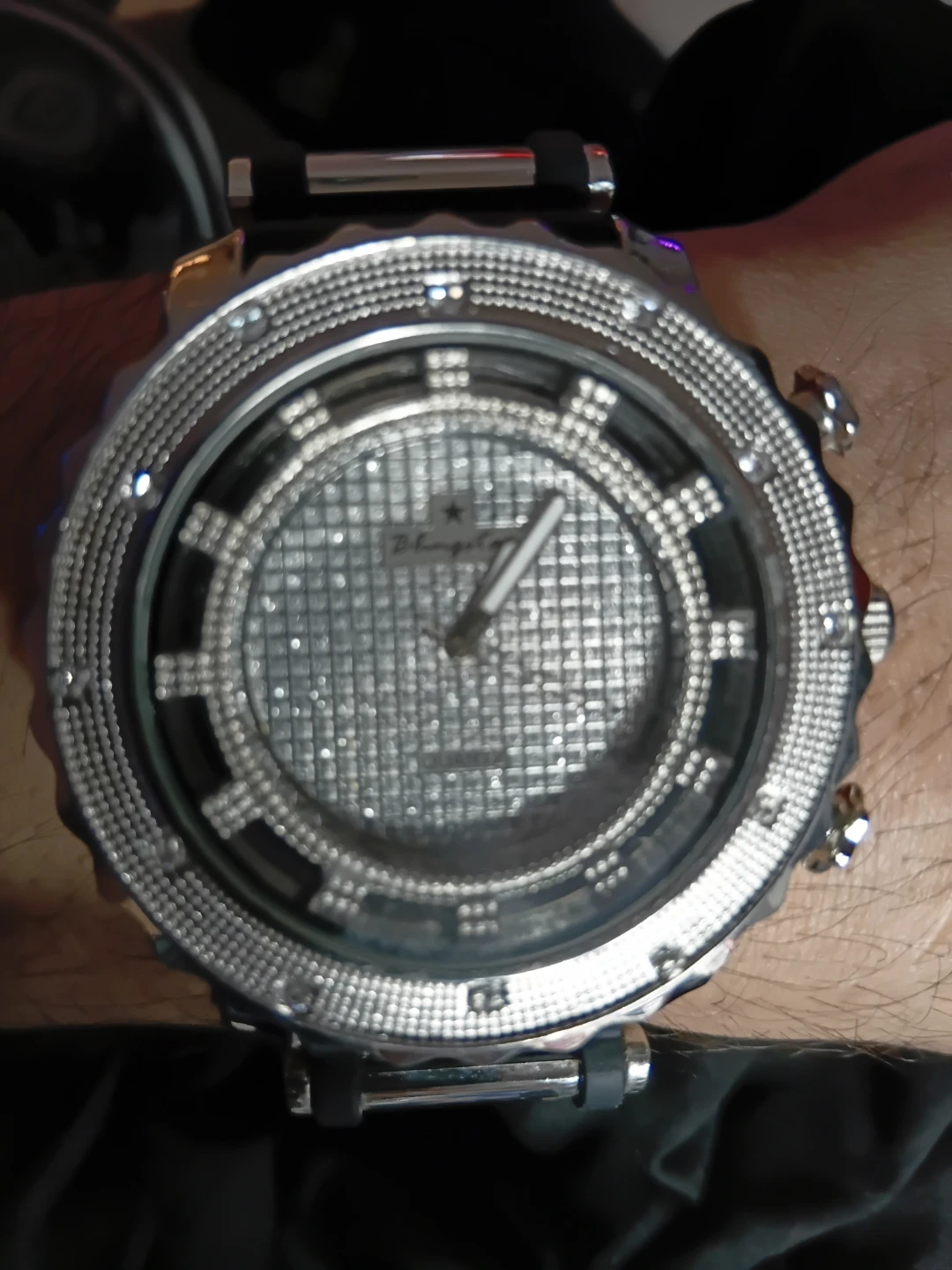 BLUETOP Men's Diamond Studded Watch - photo 3