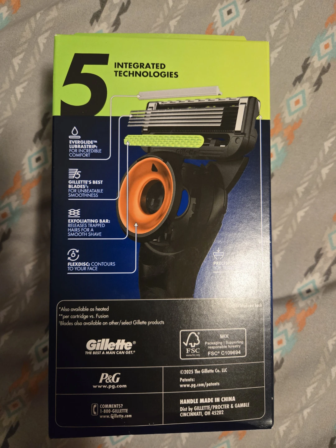 Gillette Labs NFL Chicago Bears Razor with 1 Cartridge - photo 2