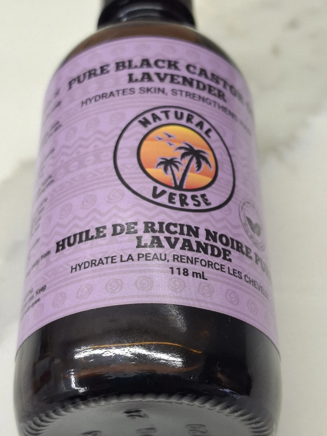 Natural Verse Pure Black Castor Oil Lavender 118 mL - photo 2